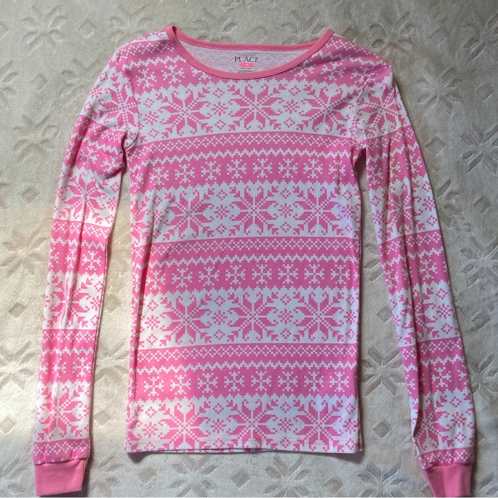 Kid’s Pink Long Sleeve Shirt